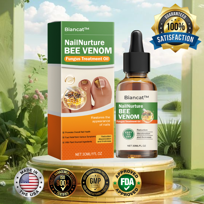 Biancat™ NailNurture Olej na léčbu plísní včelím jedem -👨⚕️ Schválila Americká dermatologická akademie (AAD)