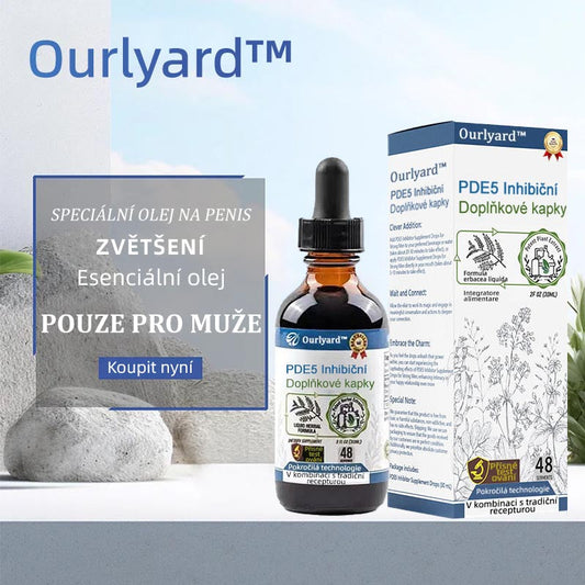 🚀 Ourlyard™ PDE5 Posilující kapky pro muže👨‍⚕️Při sexuální dysfunkci.