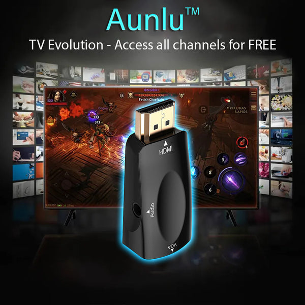 📺 Aunlu™ Smart TV Streamování Box - Sledujte všechny kanály zdarma (bez reklam, bez měsíčních nákladů)