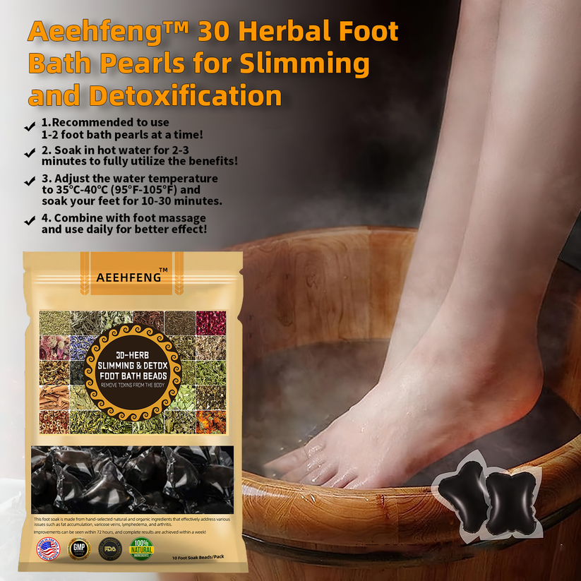 Aeehfeng™ 30-Herb Slimming & Detox Foot - (👩‍⚕️AVLS Certifikace)