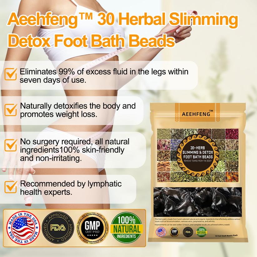 Aeehfeng™ 30-Herb Slimming & Detox Foot - (👩‍⚕️AVLS Certifikace)