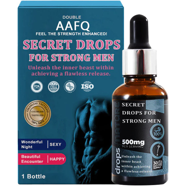 AAFQ® PRO Secret Drops for Strong Men [⏰Free shipping on 8 bottles to your home, limited time offer best 3 days!]